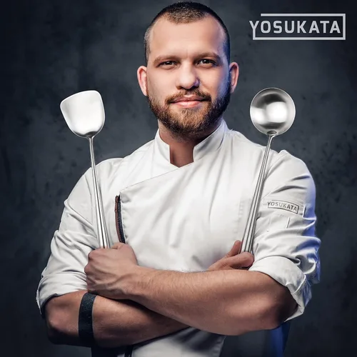 Miniatura 7 de YOSUKATA Espátula y cucharón para wok de 17 pulgadas, juego de 2 herramientas de wok resistentes al calor, cucharón y espátula universales para wok