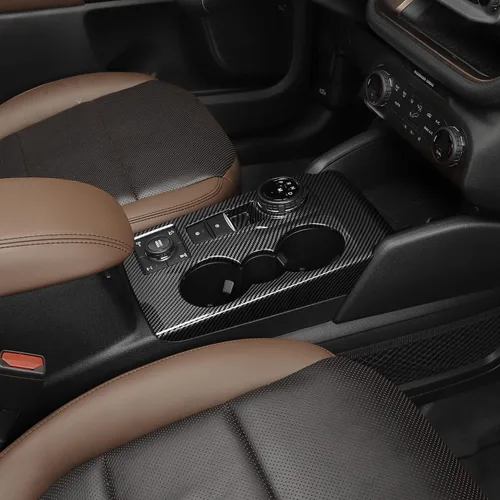 Miniatura 6 de Linskip Cubierta del Panel de Cambio de Marchas Trim Compatible con Ford Bronco Sport 2025, 2024, 2023, 2022, 2021, Cubierta Decorativa para Negro