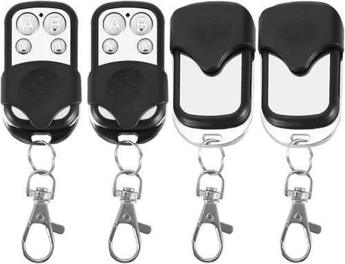 Miniatura 7 de Control remoto inalámbrico universal de 4 piezas, clon remoto de frecuencia fija de 433.92 Mhz con sistema de control remoto de 4 canales antirrobo