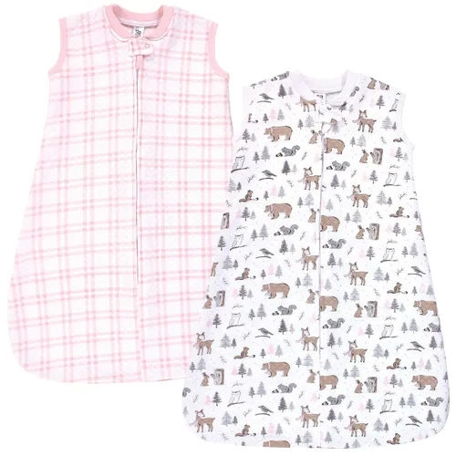 Miniatura 9 de Hudson Baby Saco de dormir unisex sin mangas acolchado de alta calidad y manta portátil, oso alce, 12-18 meses