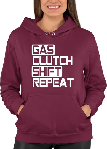 Miniatura 2 de Go All Out Sudadera con capucha Gas Clutch Shift Repeat para hombre y mujer