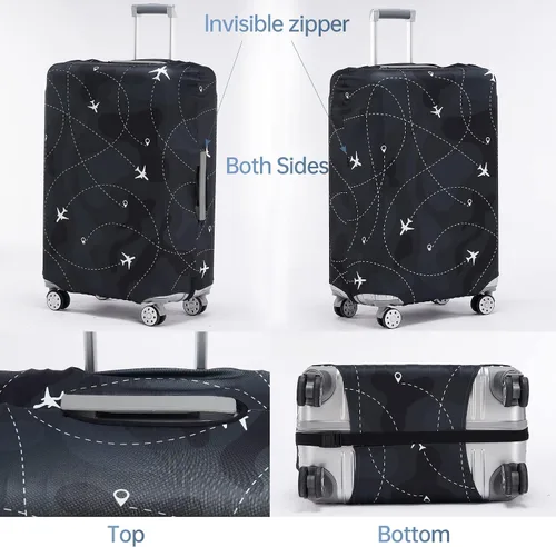 Miniatura 2 de Travelkin - Funda para equipaje lavable, protector de maleta, antiarañazos, se adapta a equipaje de 18 a 32 pulgadas