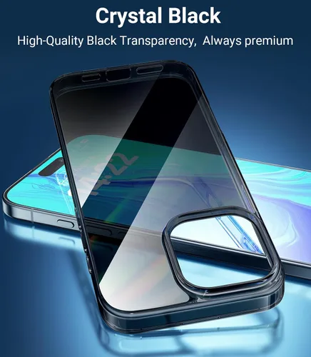 Miniatura 3 de TORRAS Funda Transparente Cristalina para iPhone 16 Pro, Ultra-Delgada [No Amarillea] [Protección Militar] Ajuste Delgado Funda de Silicona TPU