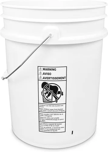 Miniatura 9 de ePackageSupply Premium - Cubeta de plástico de grado alimenticio de 5 galones con tapa Gamma Seal Fabricada en EE. UU. Libre de BPA 90 Mil