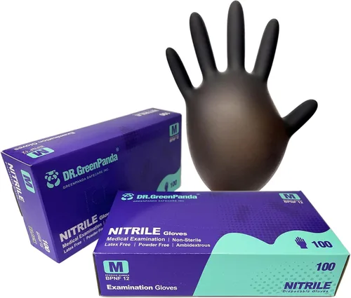 Miniatura 20 de Dr.GreenPanda Nitrile Gloves - 3 Mil - Food Safe & Medical Exam Disposable Gloves - Latex Free Powder Free Non-Sterile