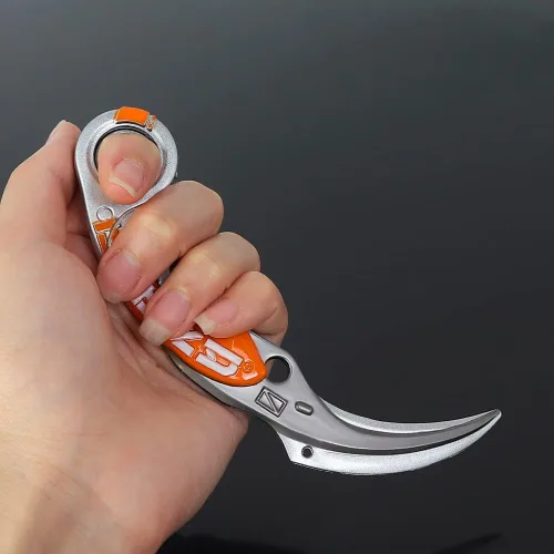 Miniatura 5 de Chewmeter Juego Valorant Velocity Karambit Cuchillo Figuras de Acción Juego Juguetes Colección Llavero Regalo Escritorio Decoración Mochila Colgante