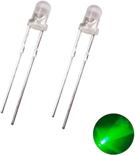 Miniatura 8 de F3 Ultra brillante 3MM agua redonda verde claro/amarillo/azul/blanco/rojo/UV 395nm LED luz diodo emisor (rojo 100pcs)