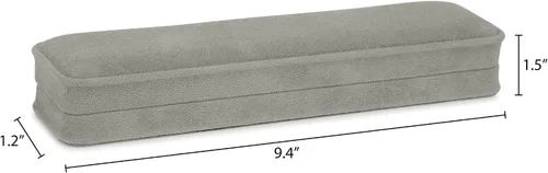 Miniatura 16 de Caja de pendientes de terciopelo negro, paquete de 2, gamuza de lujo rica, elegante estuche de aretes de diamante, con interior de terciopelo negro