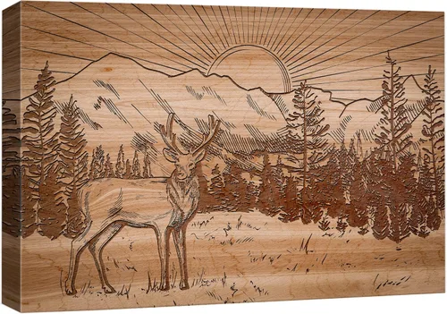 Miniatura 75 de Hermoso lienzo de paisaje, decoración de pared, arte moderno, juegos para el hogar Unicornio (rosa)