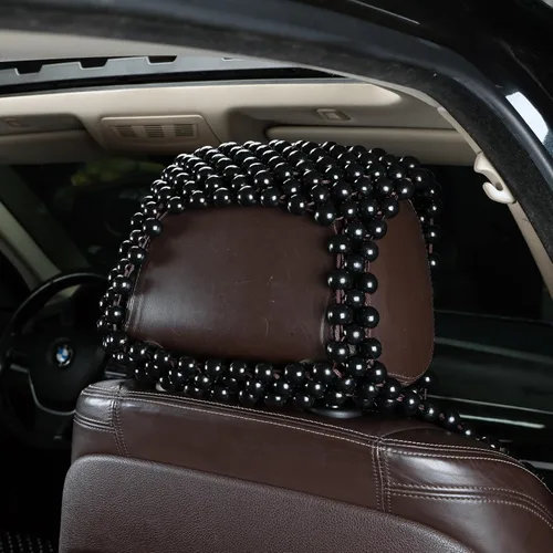 Miniatura 5 de Fundas de asiento para coches y camiones con cuentas naturales refrescantes, duraderas, con cuentas de 18 mm, fundas para asientos de coche