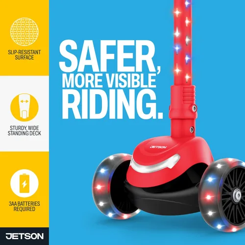 Miniatura 6 de Jetson Scooters - Jupiter Mini Kick Scooter, Foldable, Lightweight, Portable Júpiter Mini Rojo