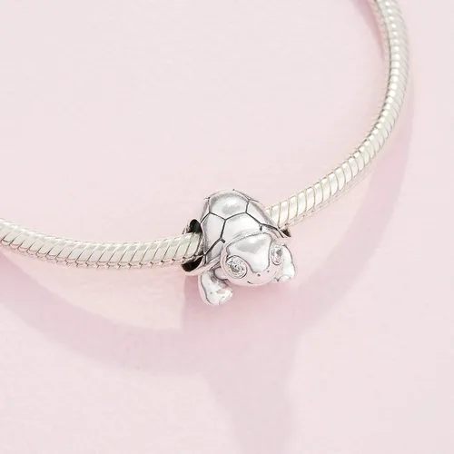 Miniatura 4 de PANDORA Joyería de tortuga parpadeante con circonita cúbica en plata de ley Metal Circonita cúbica