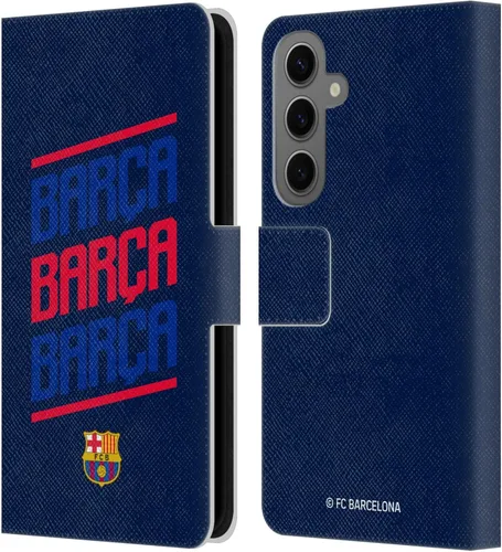 Miniatura 135 de Head Case Designs Funda de piel con licencia oficial del FC Barcelona Barca Crest Graphics para Samsung Galaxy A06 4G