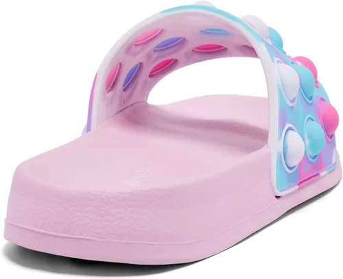 Miniatura 7 de Engtoy Sandalias para niños y niñas, unisex, ligeras, antideslizantes, puntera abierta, cómodas, para ducha, playa, divertidas sandalias