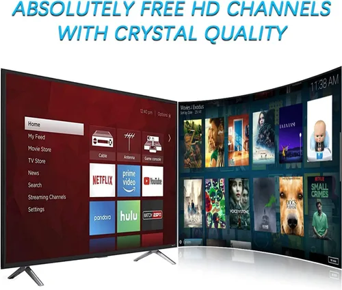 Miniatura 6 de PBD - Antena de TV digital HD para exteriores de 150 millas motorizada con rotación de 360 grados con cable coaxial RG6 de 40 pies, instalación a