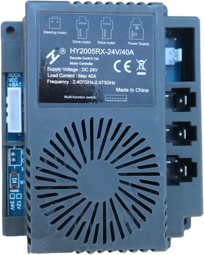 HY2005RX-24V Caja de Control Receptor Match 2.4G Bluetooth Control Remoto, Accesorio Recibir Controlador Señal Instalar Niños Paseo Eléctrico en