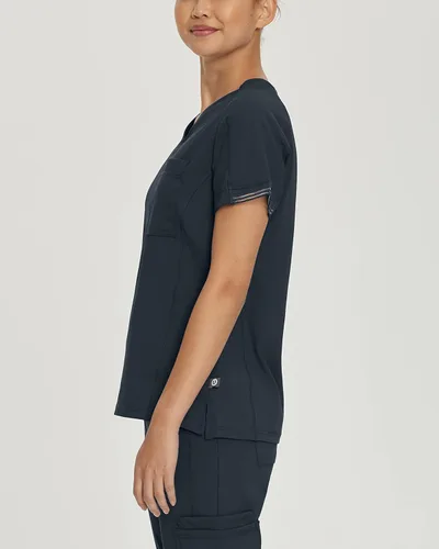 Miniatura 2 de Urbane Impulse 9108 - Camiseta médica ajustada con cuello en V y 1 bolsillo para mujer