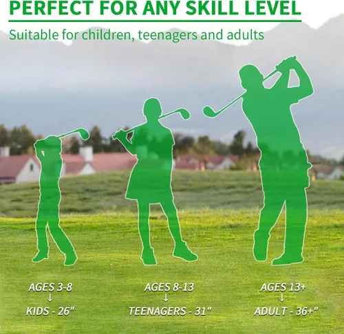 Miniatura 3 de Golf Club with Oversize Head, Right-Handed Plastic Chipping Clubs for Outdoor Backyard Game Training Practice, Golf Accessories Gifts for Men