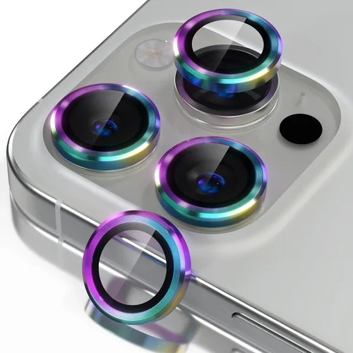 Miniatura 13 de Misea Compatible con iPhone 17 Pro/iPhone 17 Pro Max Protector de Lente de Cámara Brillante, Vidrio Templado 9H Cubierta de Cámara Protector