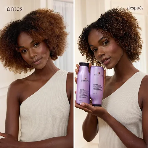 Miniatura 6 de Pureology Kit de Champú y Acondicionador Hidratante - Para Cabello Seco, Medio a Grueso y Teñido, Suaviza y Hidrata Profunda, Sin Sulfatos