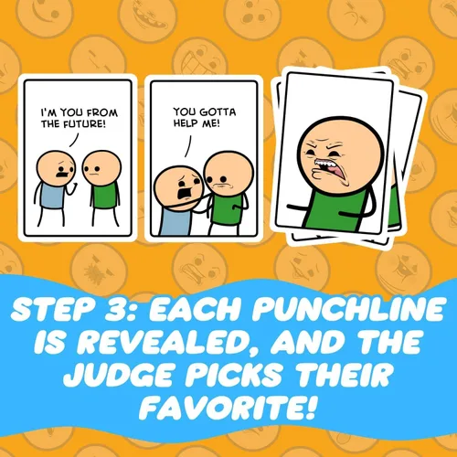 Miniatura 8 de Joking Hazard by Cyanide & Happiness - Más de 360 tarjetas de cómics divertidas e inapropiadas, divertidos juegos de fiesta Incluye tarjetas