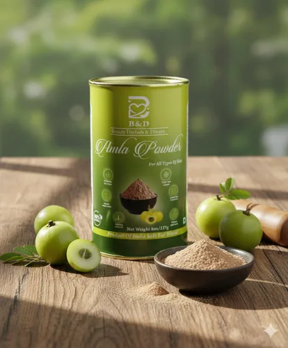 Miniatura 5 de Amla Powder 100% puro y natural Cuidado del cabello y la piel a base de hierbas Previene la caída del cabello, aumenta la inmunidad