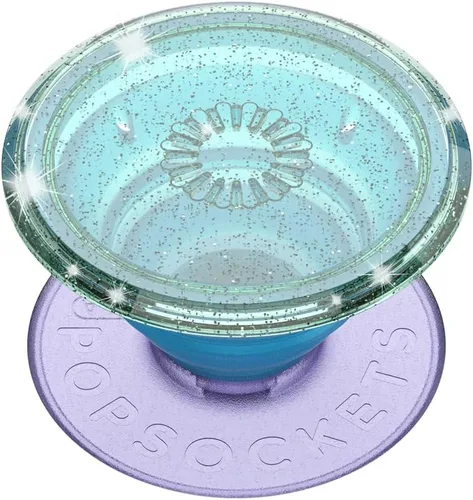 Miniatura 11 de Agarre translúcido para teléfono PopSockets con soporte expansible, PopSockets para teléfono, PopGrip translúcido - Negro disco