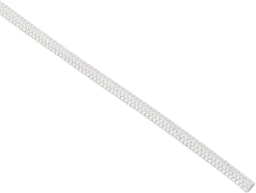 uxcell Manga de la trenza del aislamiento, 33Ft-0.039 in alto TEMP manga de fibra de vidrio de silicona blanca