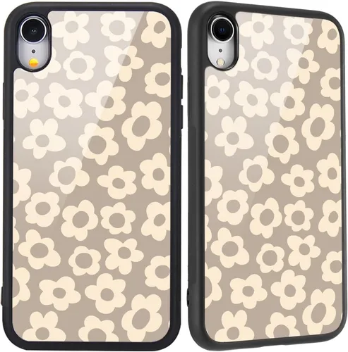 Miniatura 29 de Compatible con iPhone 7/8/SE 2020, cubierta trasera dura con patrón de arte divertido azul divertido lindo para mujeres y niños