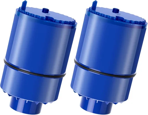 Fil-Fresh Paquete de 2 filtros PURWater de repuesto para RF-9999 PURPLUS sistema de filtración de agua de grifo, certificado NSF, reemplazo de Azul