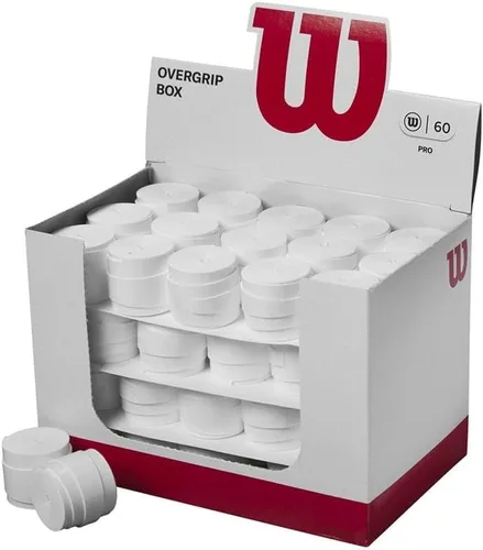 Miniatura 4 de WILSON Pro Overgrip - Paquete de 60, color blanco
