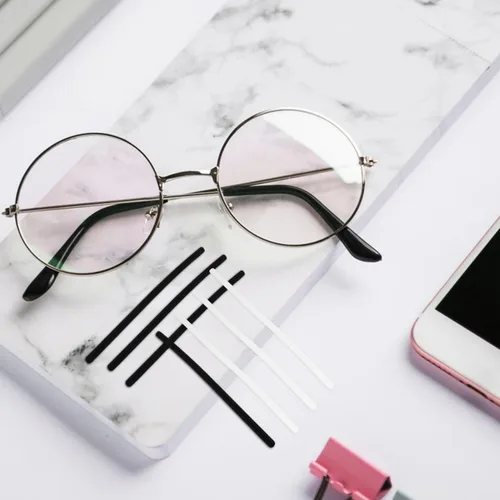 Miniatura 9 de 4 pares de puntas de silicona para patillas, agarres antideslizantes para las orejas para marcos de metal finos, reemplazo de retenedor de gafas