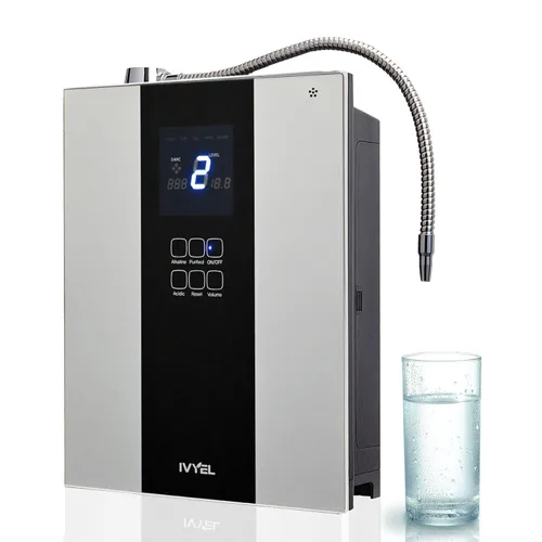 Máquina de agua alcalina IVYEL PL fabricada en Corea, ionizador de agua, produce agua alcalina pH 8.5-10.0/agua ácida/agua de hidrógeno/filtro