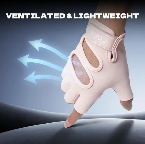 Miniatura 4 de Guantes de entrenamiento COFIT transpirables y antideslizantes, guantes de gimnasio para levantamiento de pesas para hombres y mujeres, agarre 4.