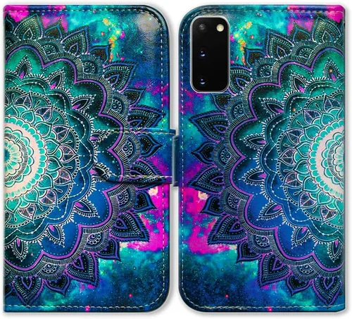 Miniatura 15 de Bcov Funda para Galaxy S20 5G, diseño de pájaro negro y verde con tapa para Samsung Galaxy S20 5G