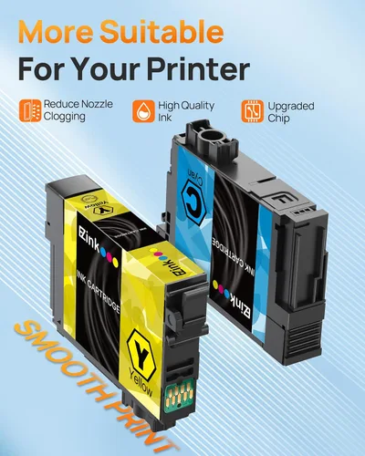 Miniatura 3 de E-Z Ink Cartucho de tinta remanufacturado de repuesto para 252XL Combo Pack para impresora Epson Workforce WF-7110 WF-7720 WF-7710 WF-3620 WF-3640