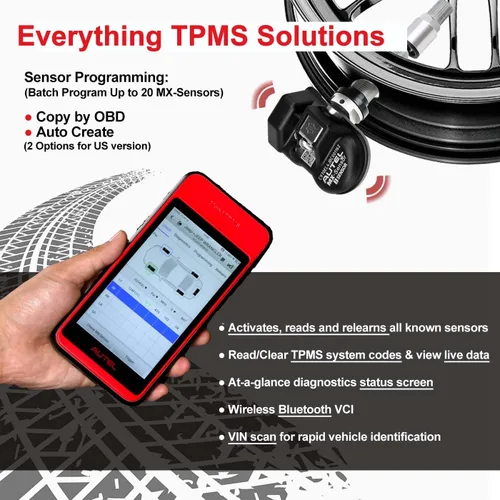 Miniatura 3 de Autel MaxiTPMS ITS600 - Herramienta de Programación TPMS, Diagnóstico Completo TPMS, Actualización de TS508/TS601, Reaprendizaje/Reinicio/Escaneo