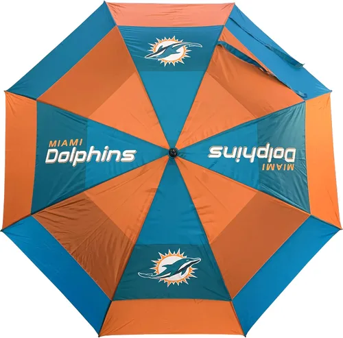 Miniatura 22 de Team Golf NFL San Francisco 49ers - Paraguas de golf de 62 pulgadas con funda protectora, diseño de protección contra el viento de doble toldo