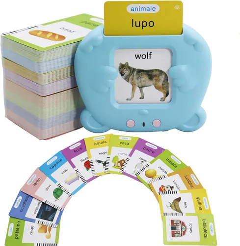 Miniatura 27 de MAYAPHILOS - Tarjetas didácticas del alfabeto con sonido para niños de 3-8 años, 510 palabras, juguete educativo interactivo Montessori, regalos