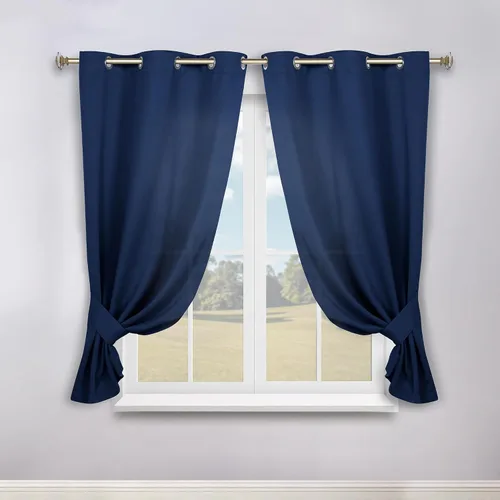 Miniatura 128 de Superior Cortinas Opacas, Oscurecimiento de Habitación, Dormitorio, Cortinas, Cocina, Acentos de Ventana de Sala de Estar, Bloqueo Solar, Térmico