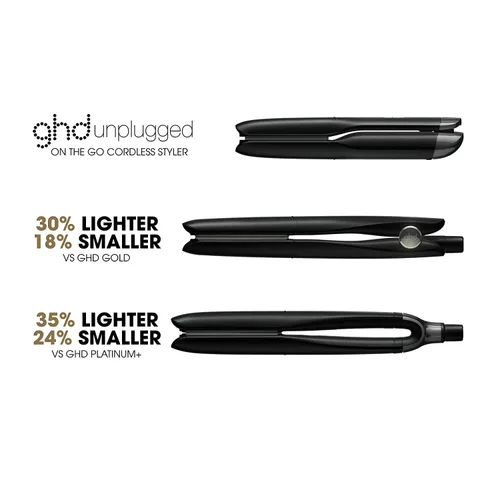 Miniatura 7 de ghd Estilizador desenchufado: plancha plana inalámbrica de 1 pulgada Negro