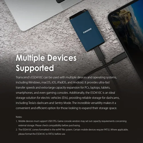 Miniatura 8 de Transcend 500GB ESD380C, External Solild State Drive, Portable SSD, Rugged Shield, Gen 2x2 USB Type-C, Up to 2000 MB/s - TS500GESD380C