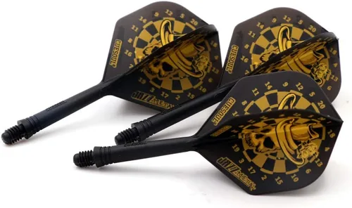 Miniatura 4 de CUESOUL JAZZ-METAL ROST - Eje de dardos integrado y vuelos de forma estándar, juego de 3 piezas CS-JMAK51XKLTJ