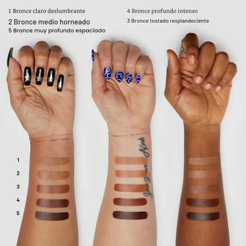 Miniatura 6 de Milk Makeup Bronceador mate, aturdido (bronce claro) – 0.19 oz – Color mezclable – Acabado mate – Más de 1,000 golpes por barra – Vegano, libre