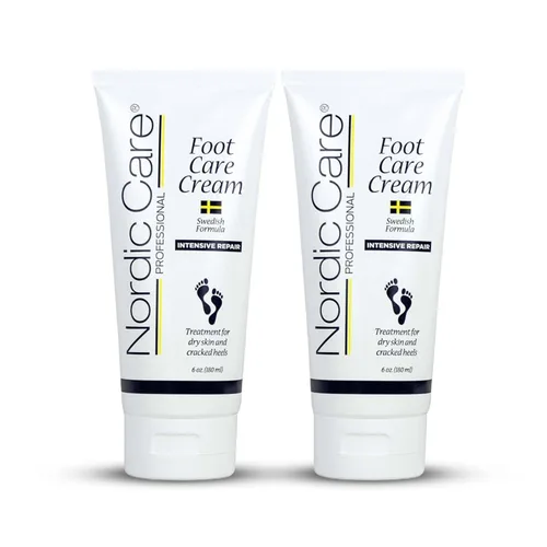 Nordic Care Crema para el cuidado de los pies, 6 onzas (paquete de 2)