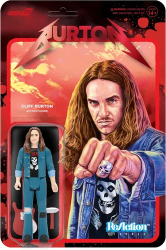 Miniatura 8 de Super7 Cliff Burton - Figura de acción de 3.75 pulgadas con accesorios, coleccionables de heavy metal y juguetes retro