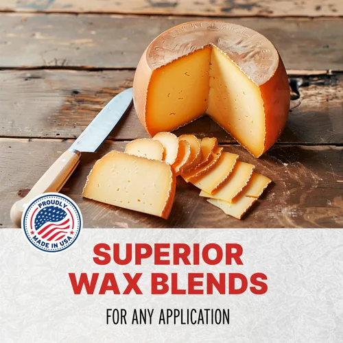 Miniatura 6 de Blended Waxes, Inc. Cera prémium totalmente refinada para la fabricación de queso, grado alimenticio, se puede utilizar para una variedad de Naranja