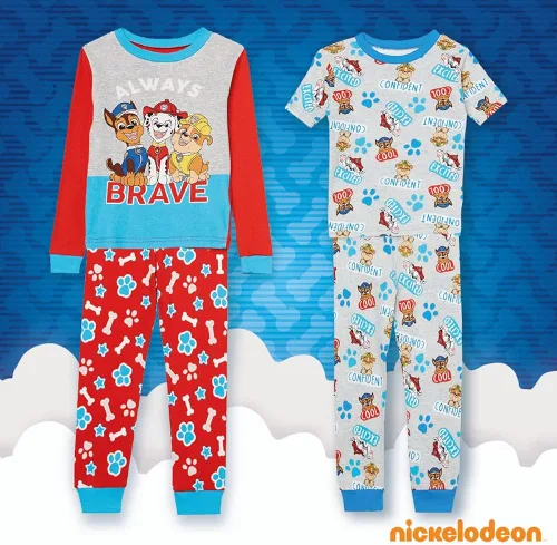 Miniatura 4 de Nickelodeon Boys' Paw Patrol 6-Piece Snug-fit Cotton Pajamas Set