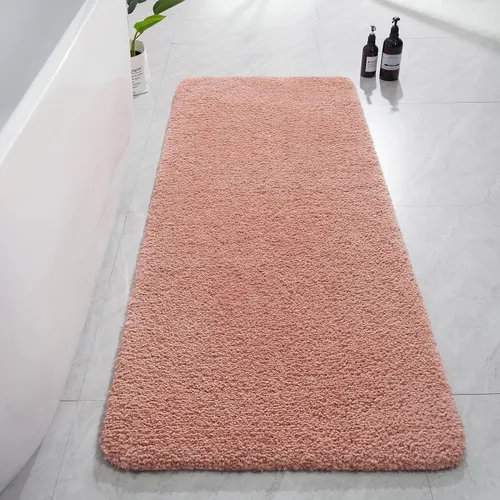 Miniatura 32 de AROGAN Tapete Largo de Baño de Lujo, 24 x 17 Pulgadas, Grueso, Suave y Absorbente, Antideslizante, Respaldo de Goma, Alfombras de Secado Rápido