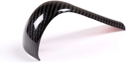 Miniatura 8 de YIWANG Cubierta de cabeza de cambio de marcha central de automóvil estilo fibra de carbono para BMW E39 E60 E61 E83 E53 E46 Accesorios de coche